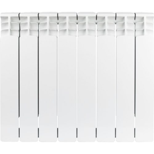 SRB-0310-050008 STOUT Space 500 8 секций радиатор биметаллический боковое подключение RAL9016