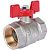 RBV-0003-0110232 ROMMER Шаровой кран 1 1/4" ВН/ВН, ручка бабочка