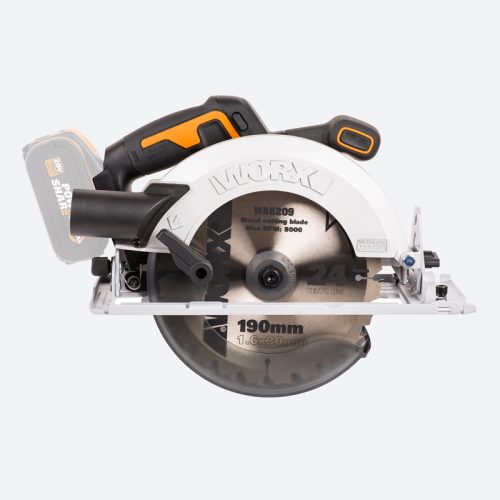 Фото Аккумуляторная бесщеточная циркулярная пила WORX WX520.9, без АКБ и ЗУ Аккумуляторная бесщеточная циркулярная пила WORX WX520.9, без АКБ и ЗУ