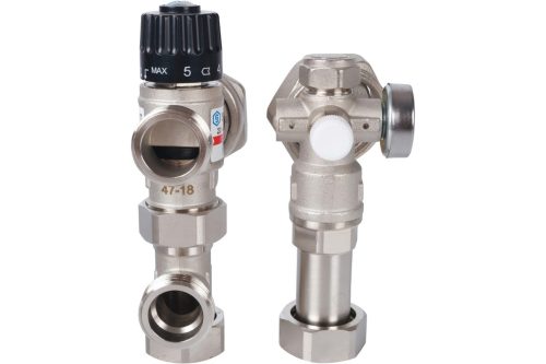 SDG-0120-001000 STOUT Насосно-смесительный узел с термостатическим клапаном, без насоса