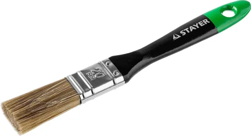 STAYER 20 мм, 3/4", щетина искусственная, деревянная ручка, кисть плоская KANEKARON-EURO 0106-020