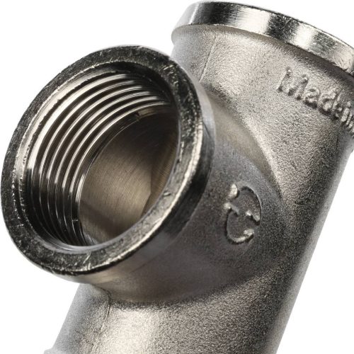 Фото SFT-0020-000034 STOUT Тройник ВВ никелированный 3/4 SFT-0020-000034 STOUT Тройник ВВ никелированный 3/4