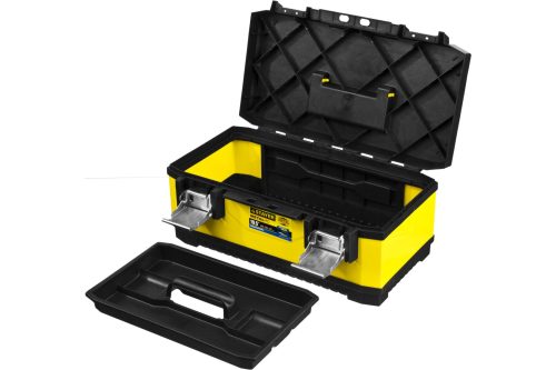 Фото STAYER 498 х 289 х 222 мм (19.5"), металлический, ящик для инструментов METALPro 2-38011-18_z01 STAYER 498 х 289 х 222 мм (19.5"), металлический, ящик для инструментов METALPro 2-38011-18_z01