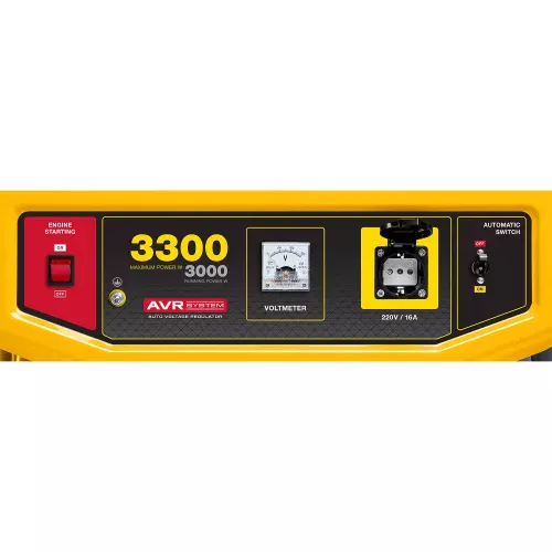 STEHER 3/3,3 кВт, однофазный, синхронный, щеточный, бензиновый генератор GS-4500