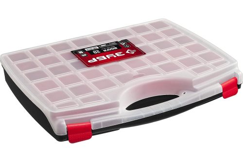 Фото ЗУБР 425 х 330 х 60, пластиковый, органайзер со съемными лотками ВОЛГА-20 38034-20 ЗУБР 425 х 330 х 60, пластиковый, органайзер со съемными лотками ВОЛГА-20 38034-20