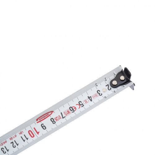 Рулетка "Doppelhaken", 8 м x 25 мм, двухсторонний зацеп, Нейлон, двусторонняя шкала, автоматическая фиксация Gross