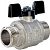 SVB-0006-000025 STOUT Кран шаровой полнопроходной, НР/НР, ручка бабочка 1