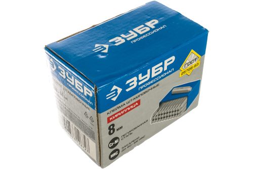 ЗУБР высота буквы 8 мм, Cr-V сталь, клейма штамповочные 21503-08_z01 Профессионал