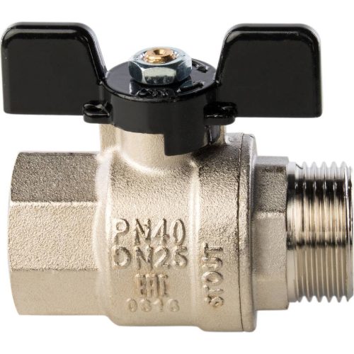 Фото SVB-0004-000025 STOUT Кран шаровой полнопроходной, ВР/НР, ручка бабочка 1 SVB-0004-000025 STOUT Кран шаровой полнопроходной, ВР/НР, ручка бабочка 1