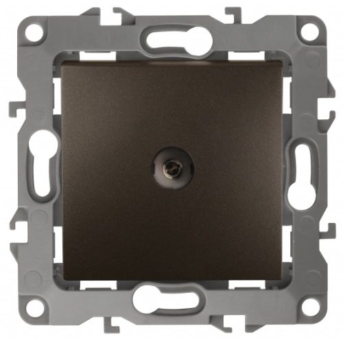 Фото Розетка TV ЭРА 12-3102-13 проходная, IP20, 12, бронза Б0027438 Розетка TV ЭРА 12-3102-13 проходная, IP20, 12, бронза Б0027438