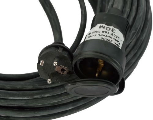 Inforce Удлинитель силовой б/катушки УС1-Е-30 У-161 КГ 3x1.5 30м, 16А, 1 розетка с з/к 29030