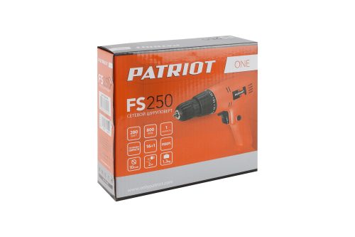 Дрель-шуруповерт сетевая Patriot FS 250 The One