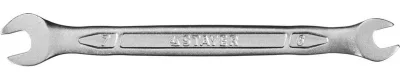 STAYER 6х7 мм, Cr-V сталь, хромированный, гаечный ключ рожковый 27035-06-07 Professional