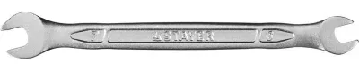 STAYER 6х7 мм, Cr-V сталь, хромированный, гаечный ключ рожковый 27035-06-07 Professional