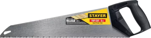 STAYER 5 TPI, 450 мм, ножовка ударопрочная (пила) TopCut 15061-45_z02