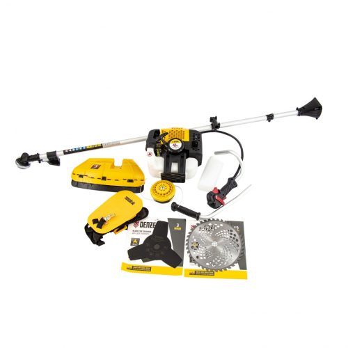 Фото Триммер бензиновый DGT 430, 43 см3, 2.5 л. с, неразъемная штанга, состоит из 2 частей Denzel Триммер бензиновый DGT 430, 43 см3, 2.5 л. с, неразъемная штанга, состоит из 2 частей Denzel