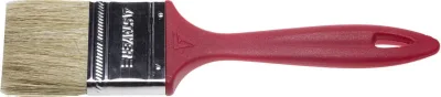 STAYER 63 мм, 2,5", щетина натуральная светлая, пластмассовая ручка, кисть плоская UNIVERSAL-EURO 0108-63