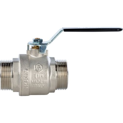 SVB-0005-000032 STOUT Кран шаровой полнопроходной, НР/НР, ручка рычаг 1 1/4