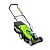 Газонокосилка аккумуляторная Greenworks G40LM35K2 40V (c АКБ 2Ач и ЗУ) 2501907UA