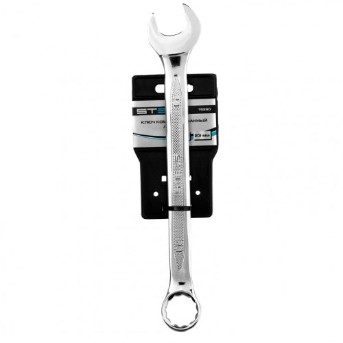 Фото Ключ комбинированный, 23 мм, CrV, антислип Stels Ключ комбинированный, 23 мм, CrV, антислип Stels