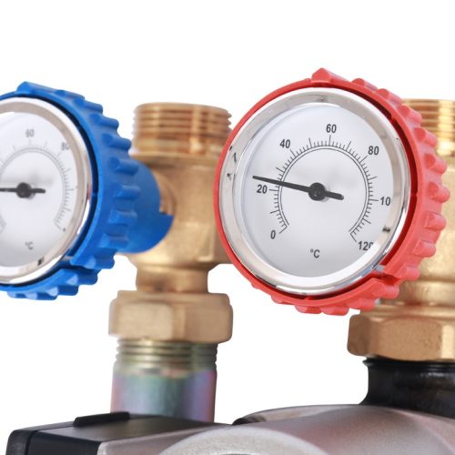 SDG-0007-002002 STOUT Насосная группа с 3-х ходовым приводным смесителем 3/4" с насосом Grundfos UPSO 15-65 130