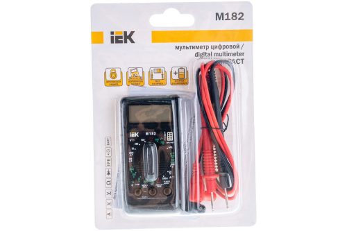 Фото Цифровой мультиметр IEK Compact M182 299590 Цифровой мультиметр IEK Compact M182 299590
