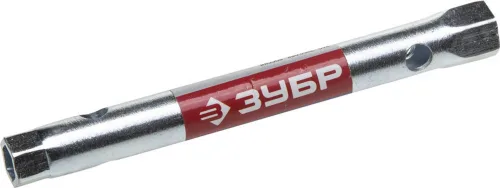 ЗУБР 8 х 10 мм, хромированный, ключ торцовый трубчатый 27162-08-10