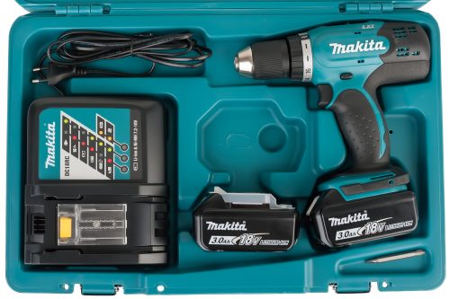 Аккумуляторная дрель-шуруповерт Makita DDF453RFE