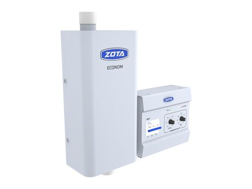 Котел электрический настенный ZOTA Econom - 4,5 кВт (220/380В, 3 ступени мощн. 1.5-3-4.5 кВт, с ПУ)