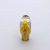 Кран шаровой угловой ITAP 060 - 1/2" (НР/НР, PN5, ручка-бабочка желтая, для газа)