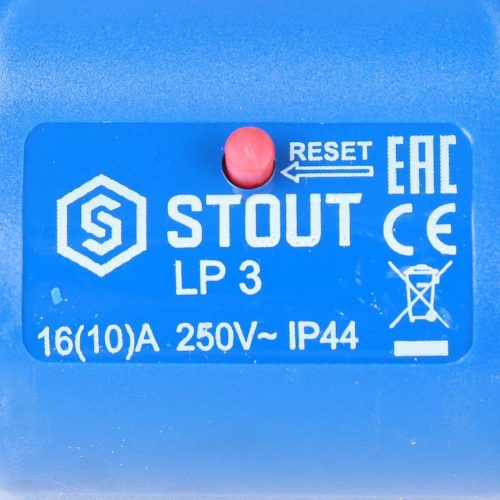 SCS-0001-000003 STOUT Реле сухого хода LP/3, 0-4 бар, 1/4"