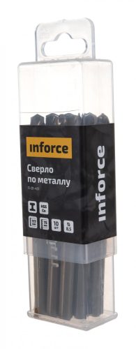 Inforce сверло по металлу HSS-Co 8,5x117мм 10 штук в упаковке 11-01-451