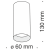 Потолочный светильник Technical C010CL-01CH
