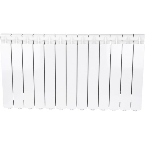 SRA-0110-050013 STOUT Bravo 500 13 секций радиатор алюминиевый боковое подключение RAL9010