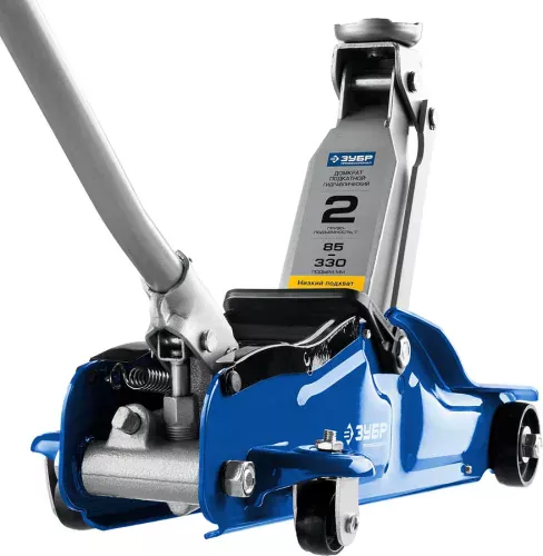 Домкрат подкатной гидравлический ЗУБР T35 43056-2 (2 т)