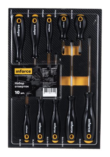 Набор отверток Inforce 10 шт 06-09-93