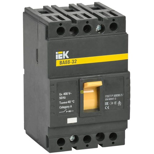 Автоматический выключатель IEK ВА88-32 3Р 125А 25кА SVA10-3-0125