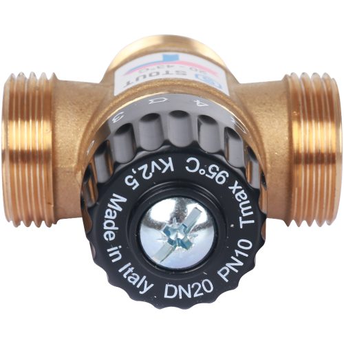 SVM-0120-254325 STOUT Термостатический смесительный клапан для систем отопления и ГВС. G 1” M