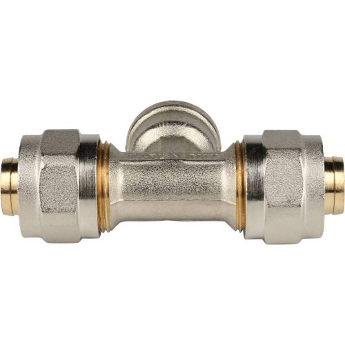 SFS-0012-001220 STOUT Тройник-переходник с внутренней резьбой 1/2"х20 для металлопластиковых труб винтовой