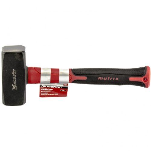 Фото Кувалда optimal, 1500 г, фибергласовая обрезиненная рукоятка Matrix Кувалда optimal, 1500 г, фибергласовая обрезиненная рукоятка Matrix