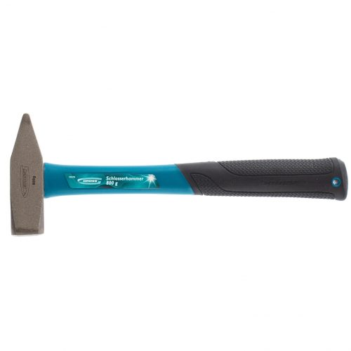 Молоток слесарный, 800 г, квадратный боек, фибергласовая обрезиненная рукоятка Gross