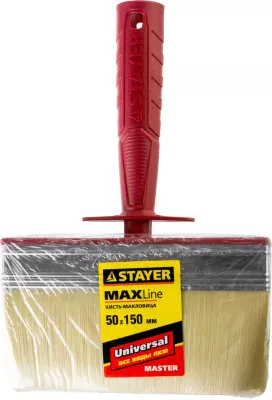 STAYER 5 х 15 см, светлая щетина, пластмассовый корпус, кисть - макловица UNIVERSAL 01824-15