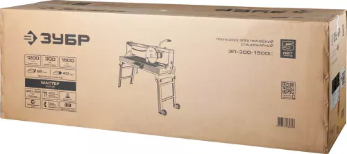 ЗУБР 1500 Вт, 2950 об/мин, плиткорез электрический стационарный ЭП-300-1500C