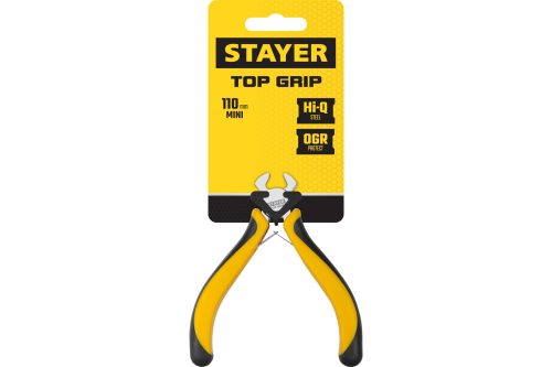 STAYER 105 мм, кусачки торцевые TopGrip 2218-7_z02