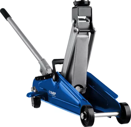 Домкрат подкатной гидравлический ЗУБР T50 43052-2-K (2 т)