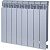 Global STYLE PLUS 500 8 секции радиатор биметаллический боковое подключение (цвет cod.08 grigio argento opaco metallizzato 2676 (серый))