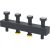 SDG-0016-004002 STOUT Стальной распределительный коллектор 2 отопительных контура. В теплоизоляции DN 25