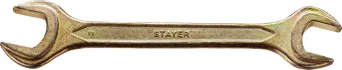 STAYER 22х24 мм, Hi-Q Сталь, оцинкованный, гаечный ключ рожковый 27038-22-24 Master