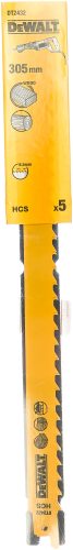Полотно пильное по дереву (305 мм; шаг зубьев 8.5 мм) 5 шт. DeWalt DT 2432