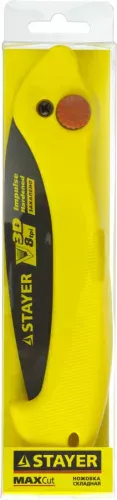 STAYER 8 TPI, 160 мм, ножовка складная походная (пила) STAYER МАХСut 15085